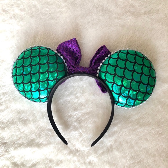 Minnie Mouse ears - The Little Mermaid theme - Picture 3 of 3